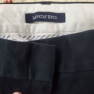 Lands End Mid rise black pants